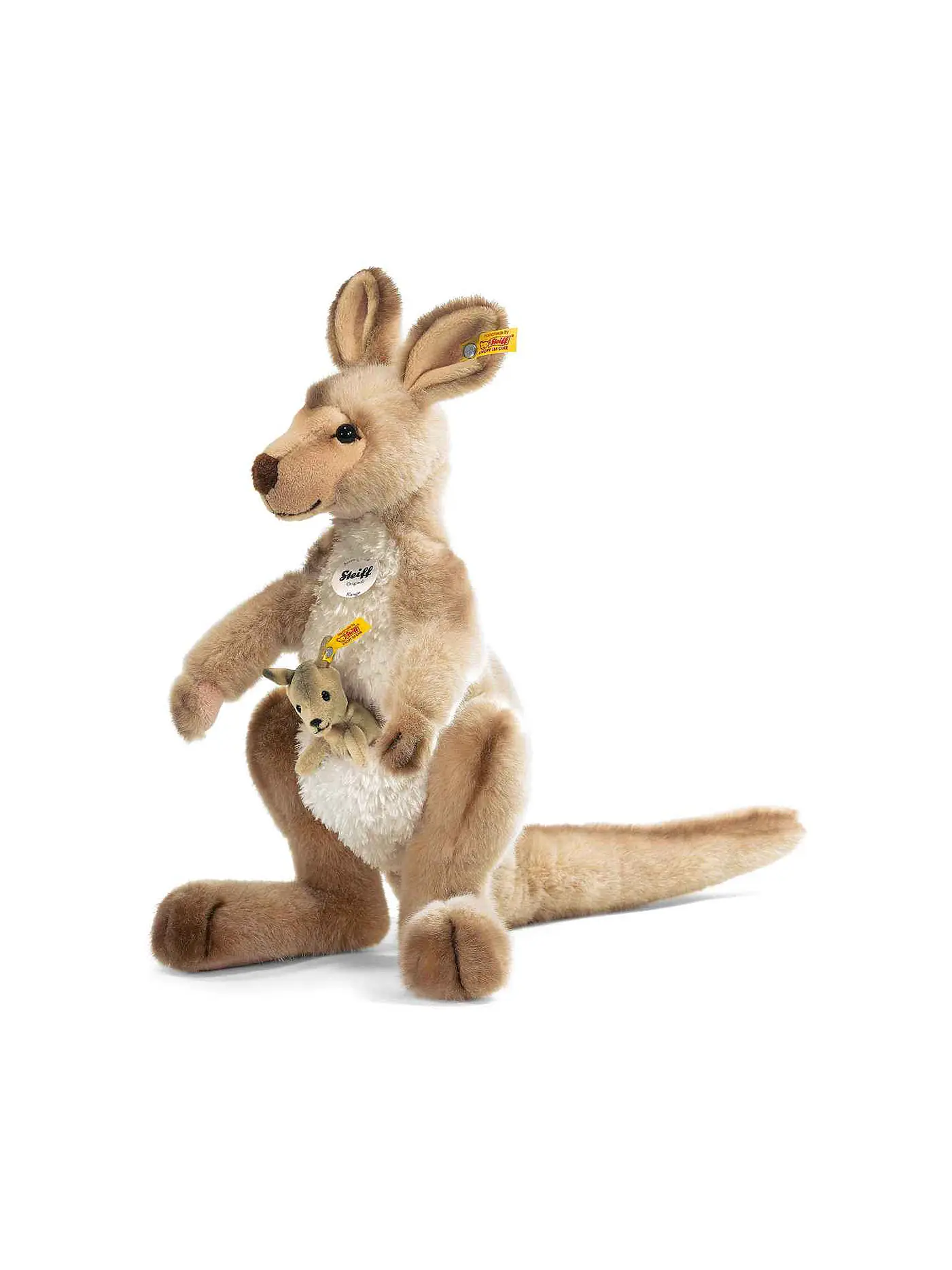 STEIFF | Kango Känguru mit Baby 40cm (beige) | 